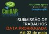 ConBAP prorroga inscrições de trabalho até 3 de maio