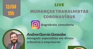 Mudanças trabalhistas coronavírus: tema de live
