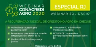 Recuperação judicial do agro: tema de webinar solidário