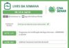 Lives CNA-Senar – Agenda de 10 a 13 de agosto