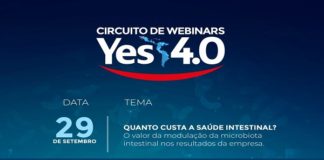 Importância da boa saúde intestinal no desenvolvimento animal em webinars Yes 4.0