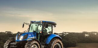 Trator a biometano foi um dos destaques de fabricante de máquinas agrícolas e de construção